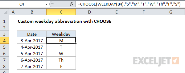 Nested IF vs the CHOOSE function