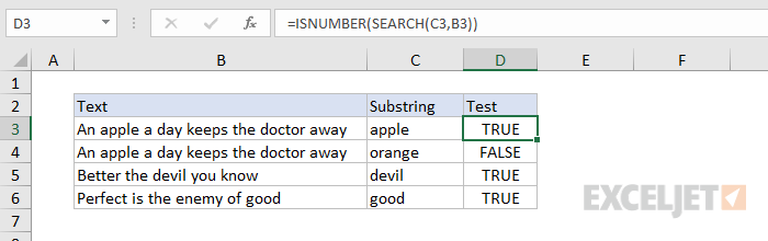 Formula criteria - cell contains specific text