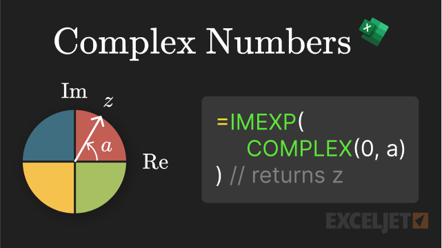 Complex Numbers in Excel