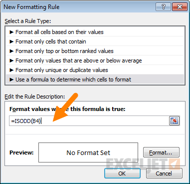 Enter the formula relative to the active cell
