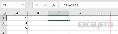 Formula with cell references