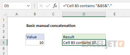 Basic concatenation example extended