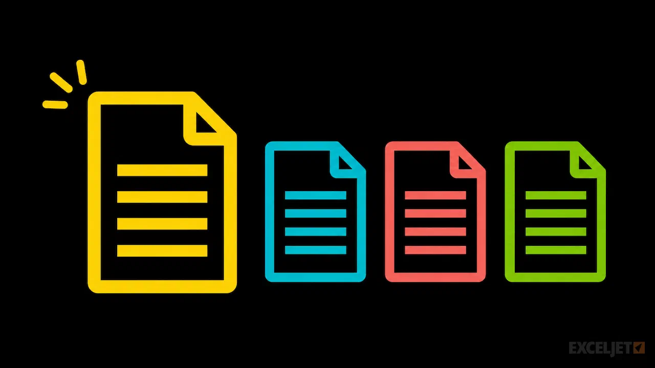 How to set a default template in Excel
