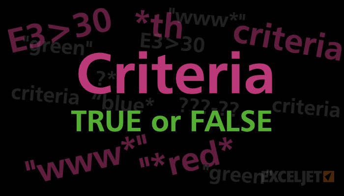 How to use formula criteria (50 examples)