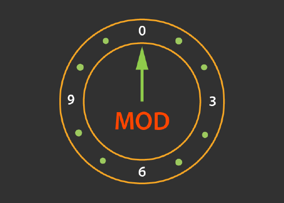 How to use the MOD function to repeat values