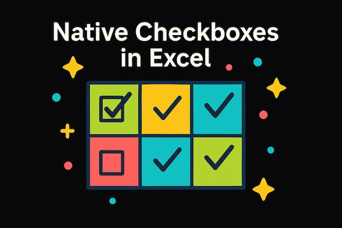 Native checkboxes in Excel | Exceljet