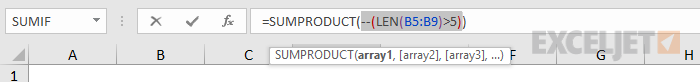Step 1 - select expression