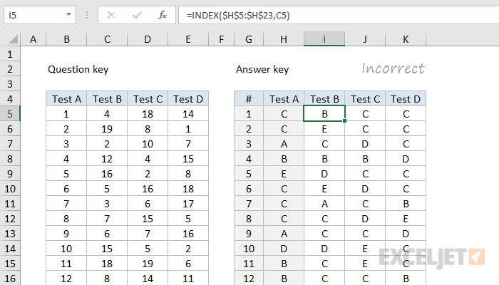 Interpretation #1 - incorrect answer