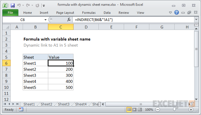 Dynamic worksheet reference