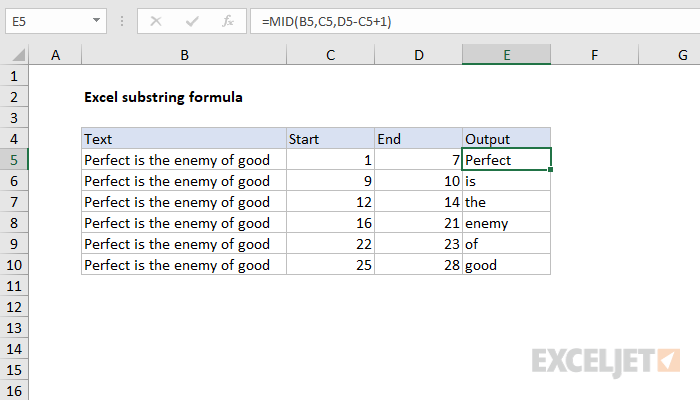 Extract substring
