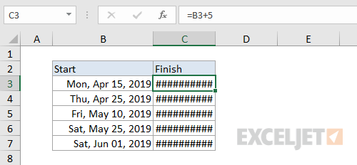 #### error example - column too narrow