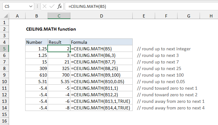 Ceiling Brackets Math Excel CEILING.MATH function | Exceljet