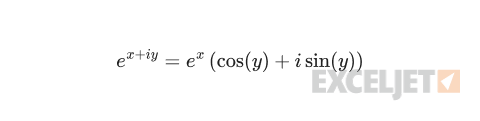 Expanded exponential function.