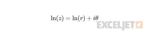 The definition of the complex logarithm.