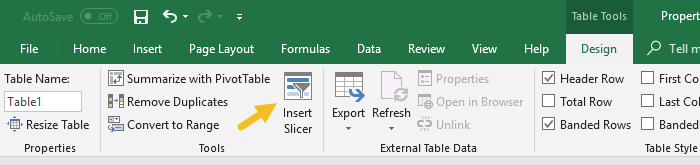 Excel Tables Exceljet