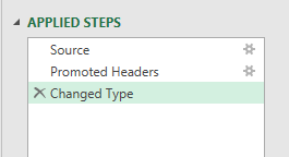 Automatic query steps