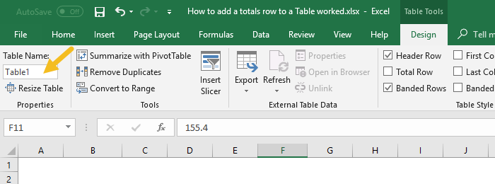 Excel Tables Exceljet