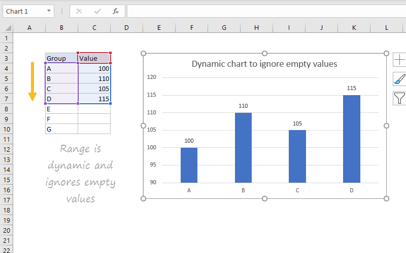 Excel Chart Axis Range