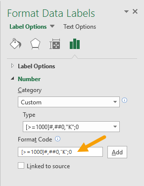 Apply custom number format to all data labels