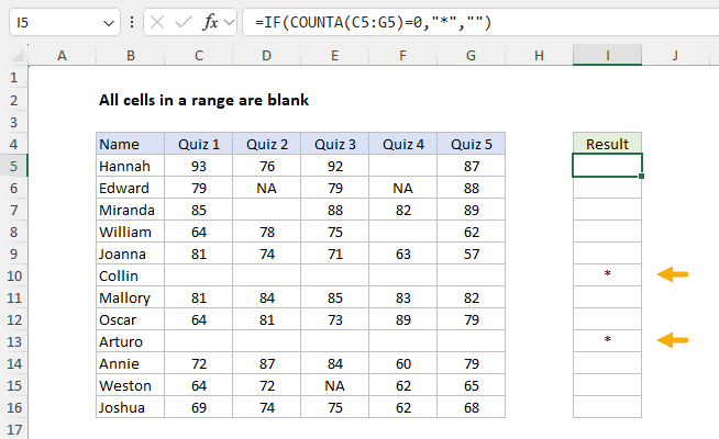 Combining the formula with the IF function