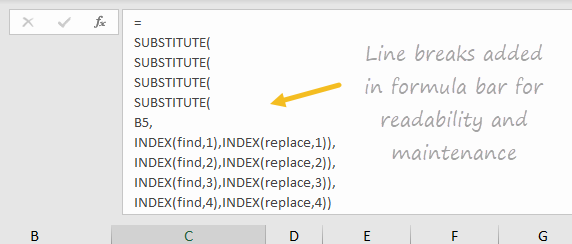 Find And Replace Multiple Values - Excel Formula | Exceljet