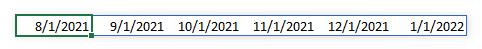 Getting date row only with the INDEX function