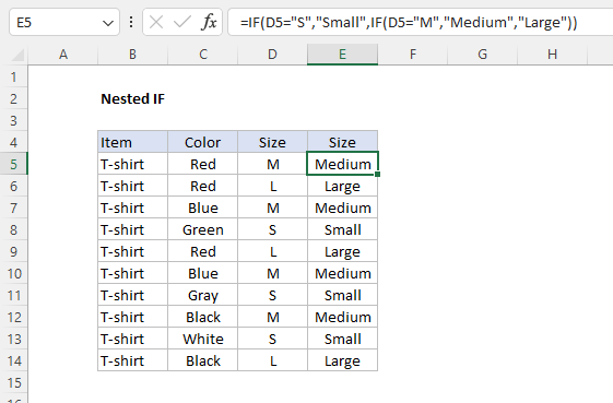 If else - Excel formula | Exceljet