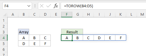 TOROW basic example