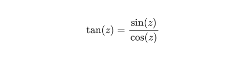 Complex tangent definition.