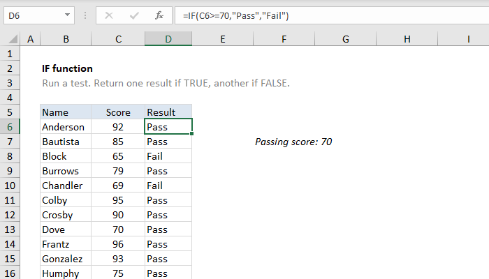 excel for mac 2016 if statements