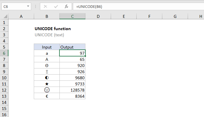 excel encoding type