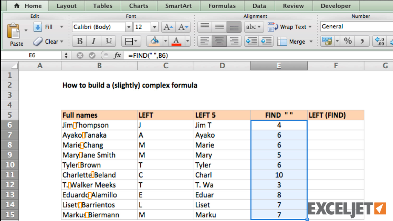 excel tutorial how to create complex formula step by step creating formulas in excel