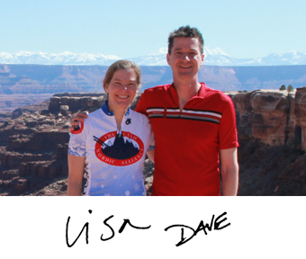 Mountain Biking on the White Rim Trail near Moab, Utah