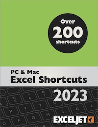 Cover art for 200+ PC and Mac Excel Shortcuts