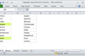 Excel formula: Highlight missing values