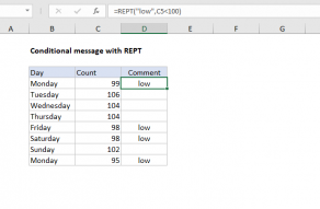 Pad text to equal length - Excel formula