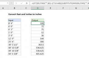 Converting Decimals (Feet) to Inches (ft to inches)