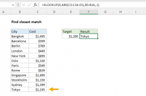 Find longest string Excel formula Exceljet