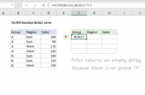 Excel formula: How to fix the #CALC! error