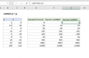 Excel LAMBDA function