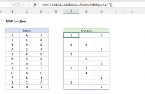 Excel MAP function