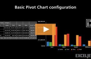 Video thumbnail for Basic Pivot Chart configuration