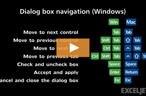 Excel Shortcut  Cancel and close the dialog box - 27