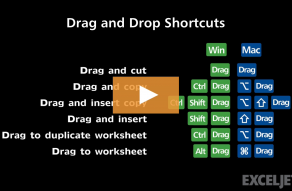 Video thumbnail for Shortcuts for drag and drop