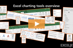 Video thumbnail for Excel charting tools overview