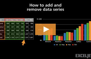 Video thumbnail for How to add and remove data series