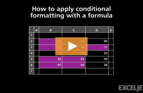 assignment on conditional formatting in excel