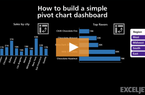 Video thumbnail for How to build a simple pivot chart dashboard