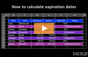 Excel Training Videos - 80