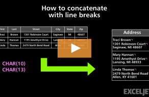 Video thumbnail for How to concatenate with line breaks